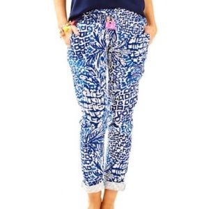Lilly Pulitzer Aden Linen Pants XS